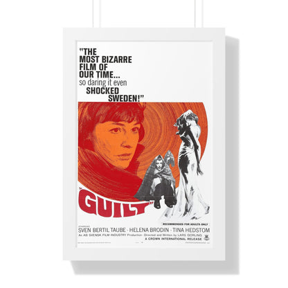 GUILT 1965 - Framed Movie Poster-16″ x 24″-The Sticker Space