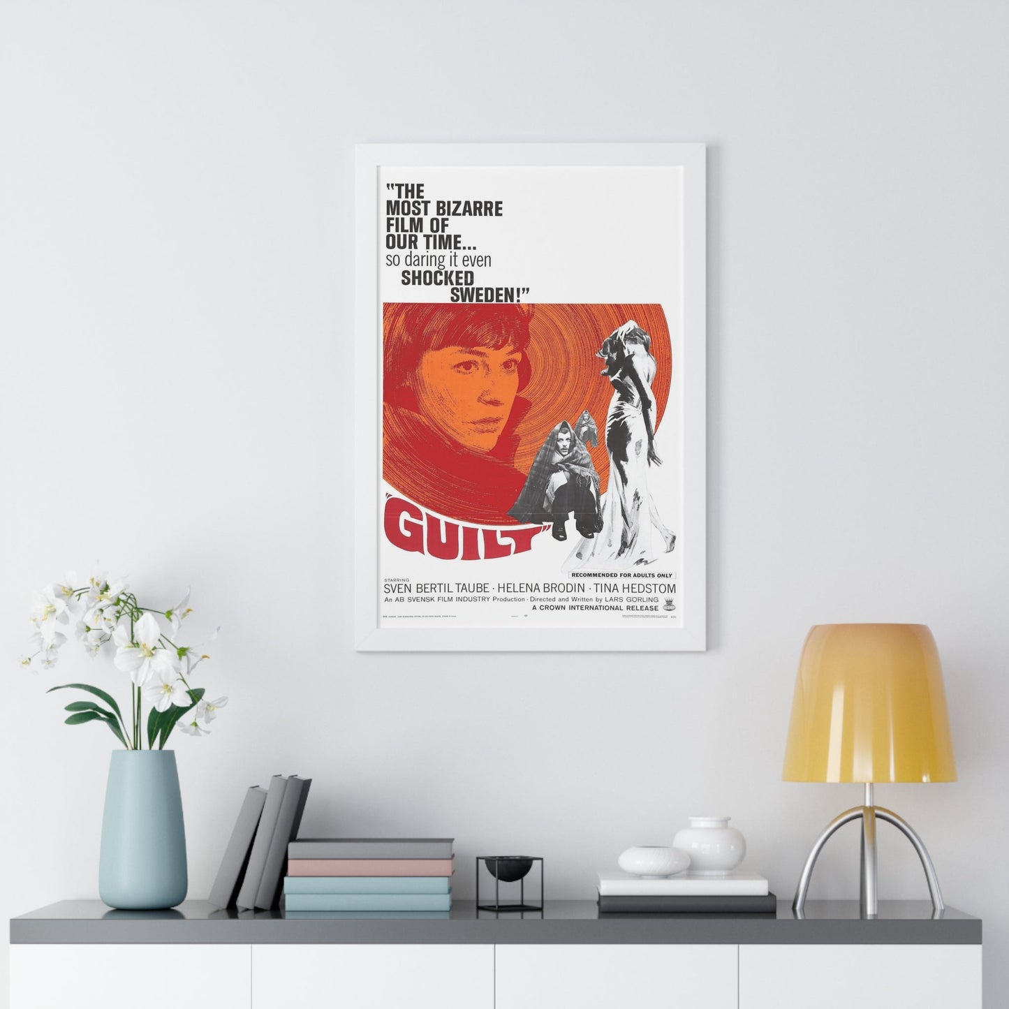 GUILT 1965 - Framed Movie Poster-The Sticker Space