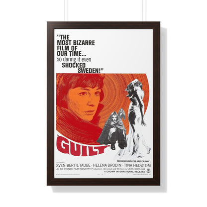 GUILT 1965 - Framed Movie Poster-20" x 30"-The Sticker Space