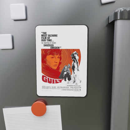 GUILT 1965 Movie Poster - Die-Cut Magnet-The Sticker Space