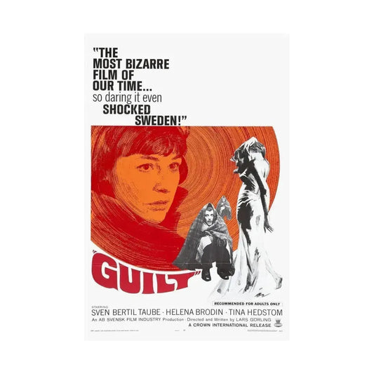 GUILT 1965 - Paper Movie Poster - The Sticker Space