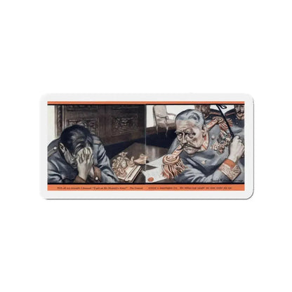 Guilty (2), Redbook, July 1935 (Magazine Illustration) Refrigerator Magnet 3 Inch Die-Cut - The Sticker Space