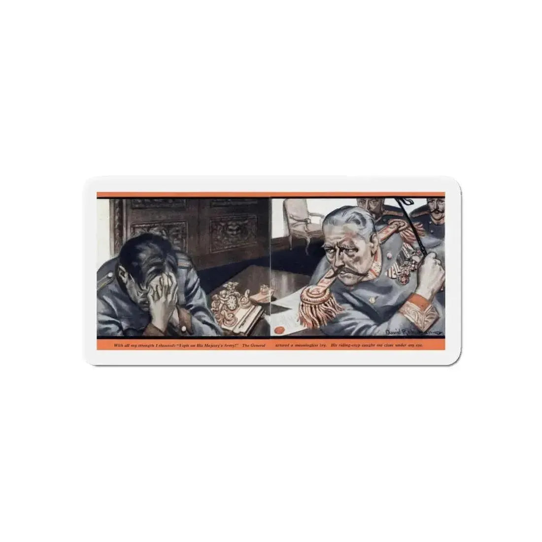 Guilty (2), Redbook, July 1935 (Magazine Illustration) Refrigerator Magnet - The Sticker Space