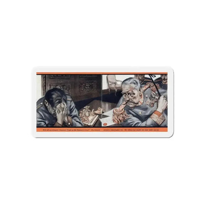 Guilty (2), Redbook, July 1935 (Magazine Illustration) Refrigerator Magnet - The Sticker Space