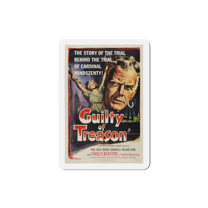 Guilty of Treason 1950 Movie Poster Die-Cut Magnet-3 Inch-The Sticker Space