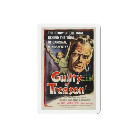 Guilty of Treason 1950 Movie Poster Refrigerator Magnet 2 Inch - The Sticker Space