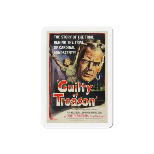 Guilty of Treason 1950 Movie Poster Refrigerator Magnet 2 Inch - The Sticker Space