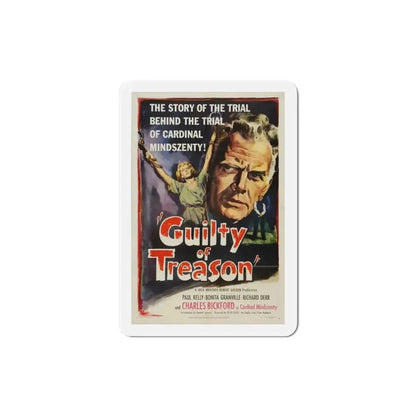 Guilty of Treason 1950 Movie Poster Refrigerator Magnet 4 Inch - The Sticker Space