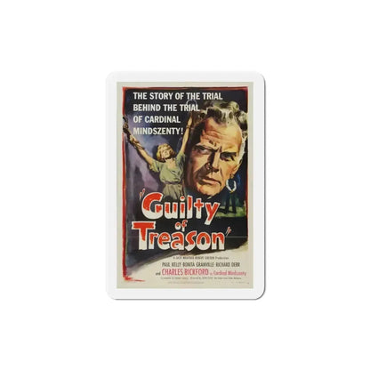 Guilty of Treason 1950 Movie Poster Refrigerator Magnet - The Sticker Space