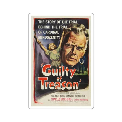 Guilty of Treason 1950 Movie Poster STICKER Vinyl Die-Cut Decal 2 Inch - The Sticker Space