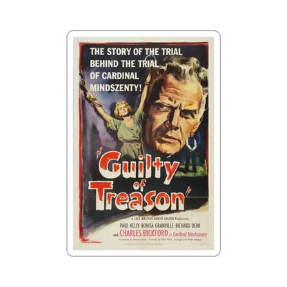 Guilty of Treason 1950 Movie Poster STICKER Vinyl Die-Cut Decal 5 Inch - The Sticker Space