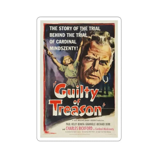 Guilty of Treason 1950 Movie Poster STICKER Vinyl Die-Cut Decal 6 Inch - The Sticker Space