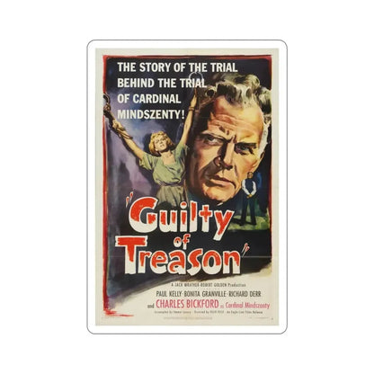 Guilty of Treason 1950 Movie Poster STICKER Vinyl Die-Cut Decal - The Sticker Space
