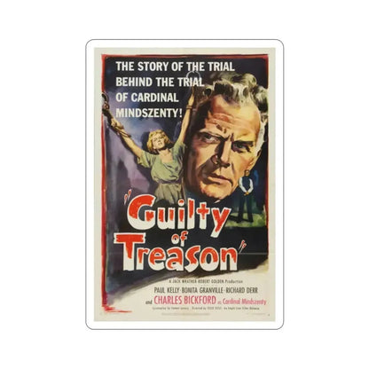 Guilty of Treason 1950 Movie Poster STICKER Vinyl Die-Cut Decal - The Sticker Space
