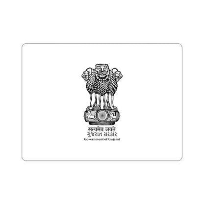 Gujarat Flag (India) STICKER Vinyl Die-Cut Decal - The Sticker Space