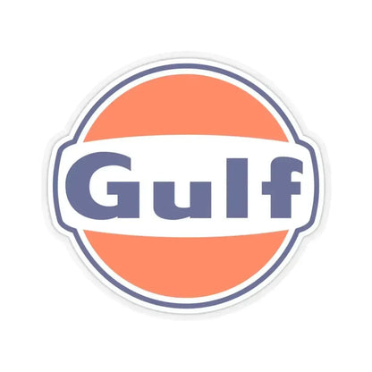 Gulf (Logo) STICKER Vinyl Kiss-Cut Decal 3 Inch Transparent - The Sticker Space
