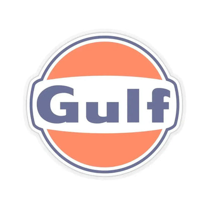 Gulf (Logo) STICKER Vinyl Kiss-Cut Decal 6 Inch Transparent - The Sticker Space