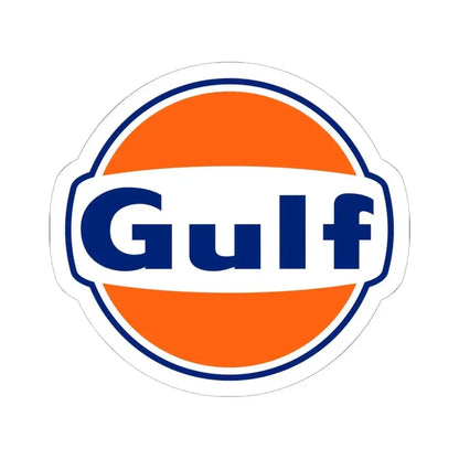 Gulf (Logo) STICKER Vinyl Kiss-Cut Decal 6 Inch White - The Sticker Space