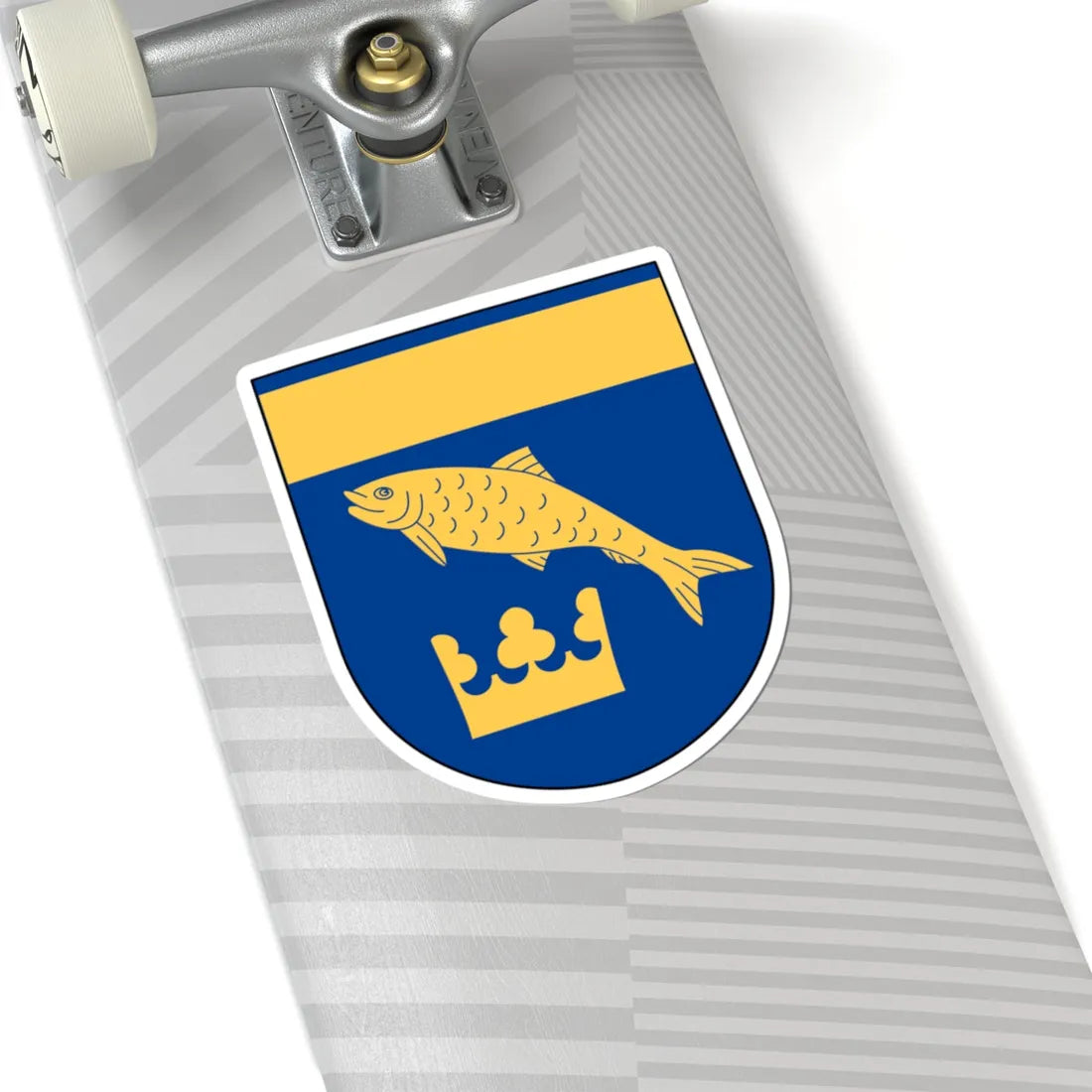 Gullspång vapen (Sweden) (Coat of Arms) STICKER Vinyl Kiss-Cut Decal - The Sticker Space