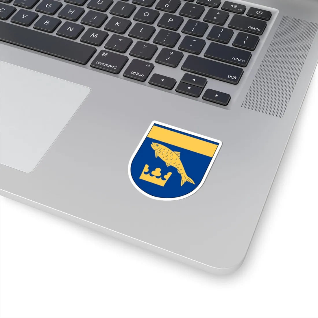 Gullspång vapen (Sweden) (Coat of Arms) STICKER Vinyl Kiss-Cut Decal - The Sticker Space
