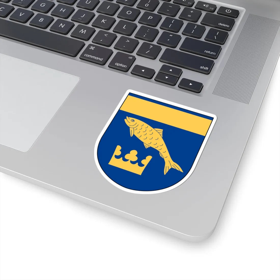 Gullspång vapen (Sweden) (Coat of Arms) STICKER Vinyl Kiss-Cut Decal - The Sticker Space
