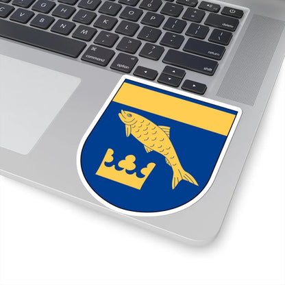 Gullspång vapen (Sweden) (Coat of Arms) STICKER Vinyl Kiss-Cut Decal - The Sticker Space