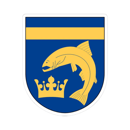 Gullspång vapen2 (Sweden) (Coat of Arms) STICKER Vinyl Kiss-Cut Decal 3 Inch White - The Sticker Space