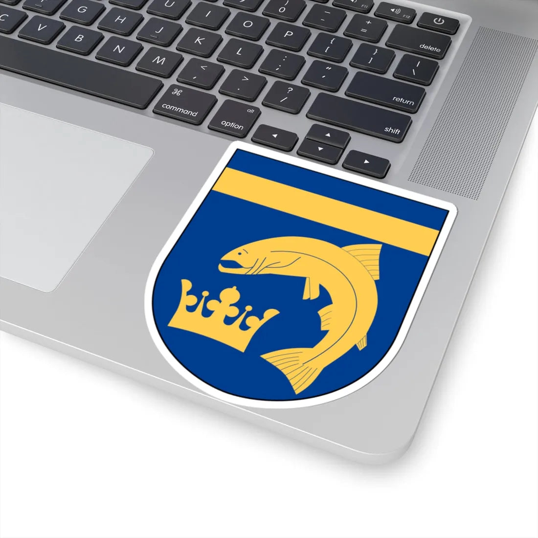 Gullspång vapen2 (Sweden) (Coat of Arms) STICKER Vinyl Kiss-Cut Decal - The Sticker Space