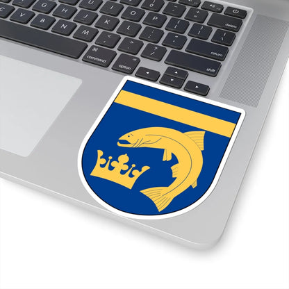 Gullspång vapen2 (Sweden) (Coat of Arms) STICKER Vinyl Kiss-Cut Decal - The Sticker Space