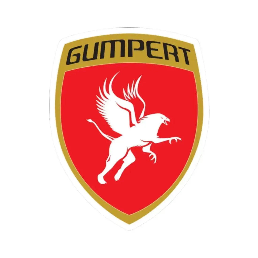 Gumpert (Logo) STICKER Vinyl Kiss-Cut Decal 2 Inch White - The Sticker Space