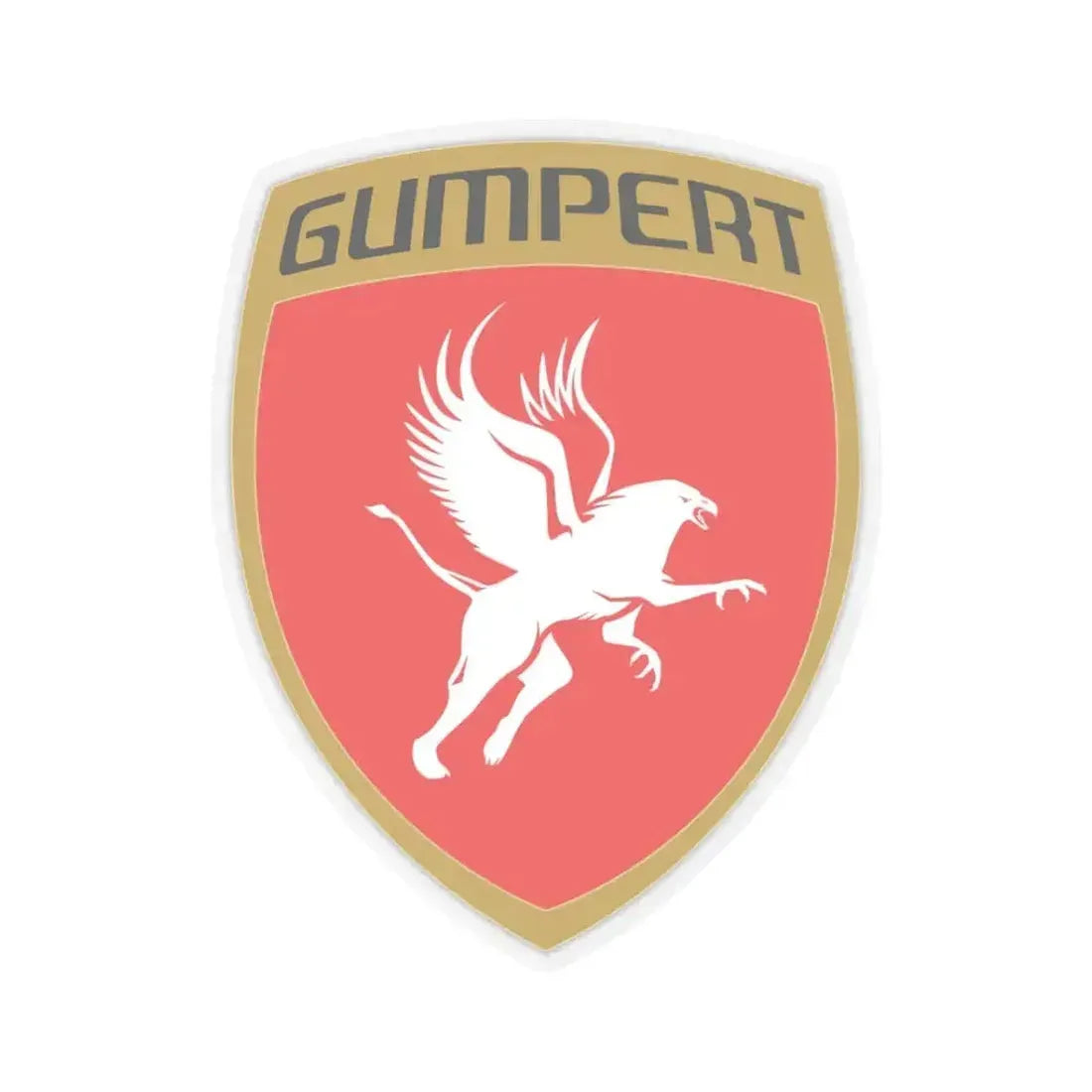 Gumpert (Logo) STICKER Vinyl Kiss-Cut Decal 3 Inch Transparent - The Sticker Space