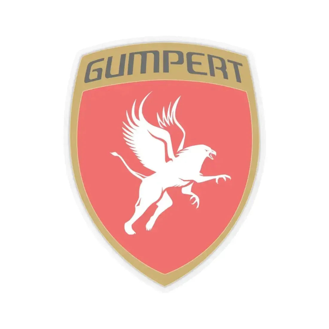 Gumpert (Logo) STICKER Vinyl Kiss-Cut Decal 4 Inch Transparent - The Sticker Space