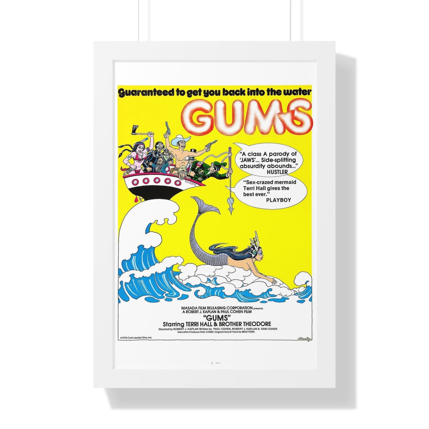 GUMS 1976 - Framed Movie Poster-16″ x 24″-The Sticker Space