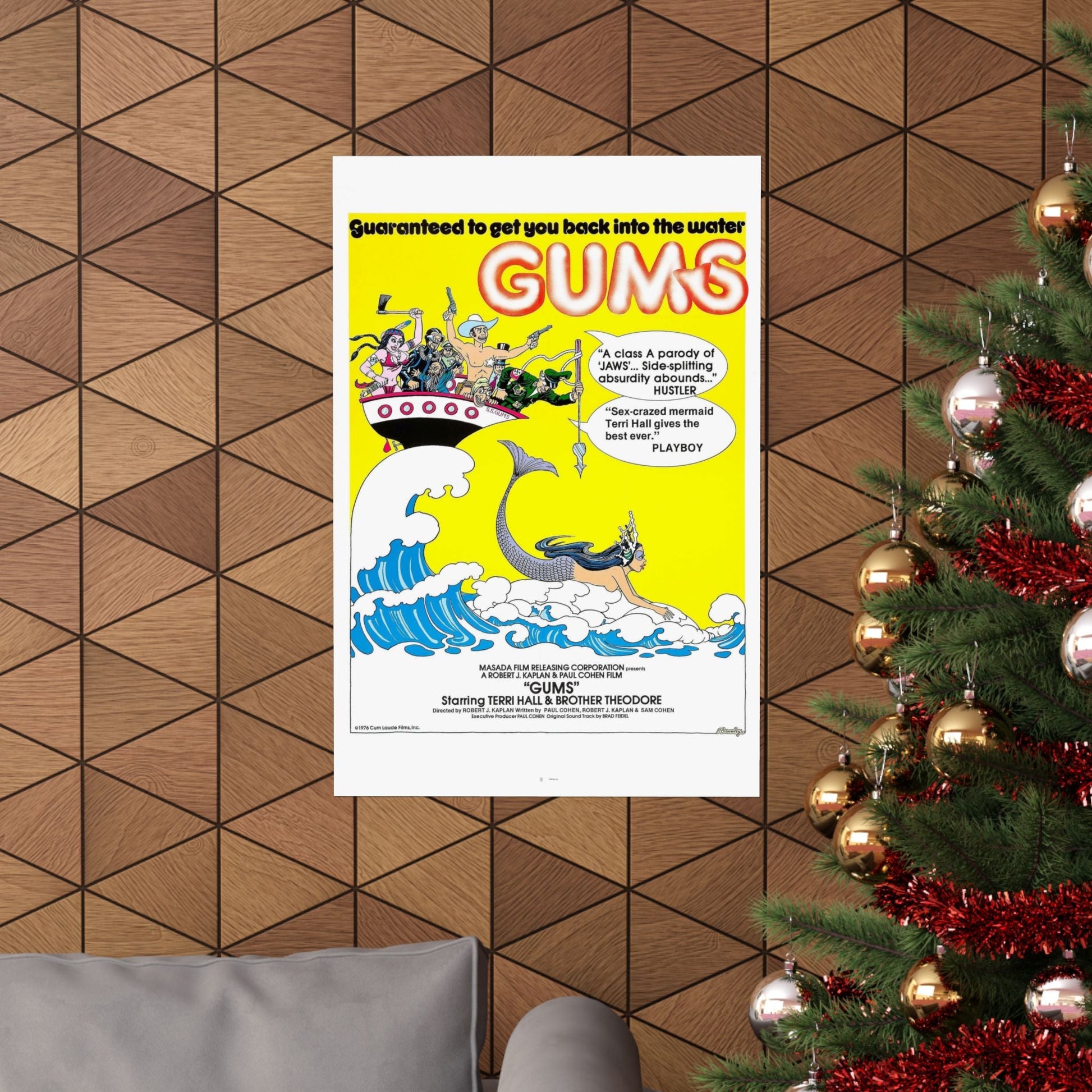 GUMS 1976 - Paper Movie Poster-The Sticker Space