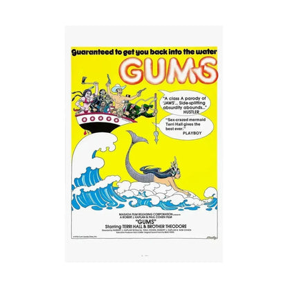 GUMS 1976 - Paper Movie Poster - The Sticker Space
