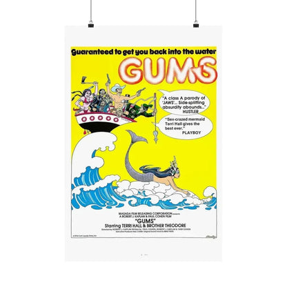 GUMS 1976 - Paper Movie Poster - The Sticker Space