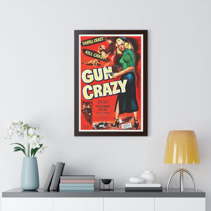 GUN CRAZY (DEADLY IS THE FEMALE) 1950 - Framed Movie Poster-The Sticker Space