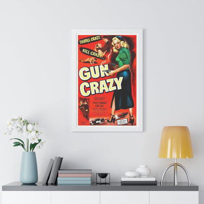 GUN CRAZY (DEADLY IS THE FEMALE) 1950 - Framed Movie Poster-The Sticker Space