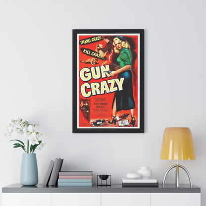 GUN CRAZY (DEADLY IS THE FEMALE) 1950 - Framed Movie Poster-The Sticker Space