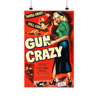 GUN CRAZY (DEADLY IS THE FEMALE) 1950 - Paper Movie Poster-12″ x 18″-The Sticker Space