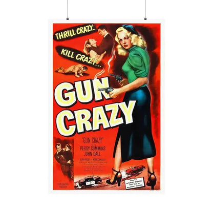 GUN CRAZY (DEADLY IS THE FEMALE) 1950 - Paper Movie Poster 36" x 54" Matte - The Sticker Space