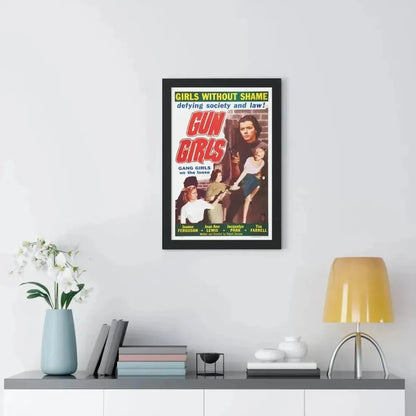 GUN GIRLS 1957 - Framed Movie Poster - The Sticker Space