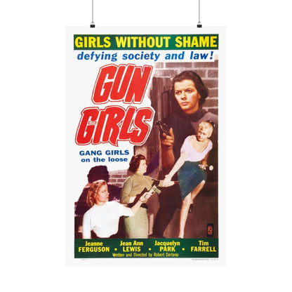 GUN GIRLS 1957 - Paper Movie Poster-24″ x 36″-The Sticker Space