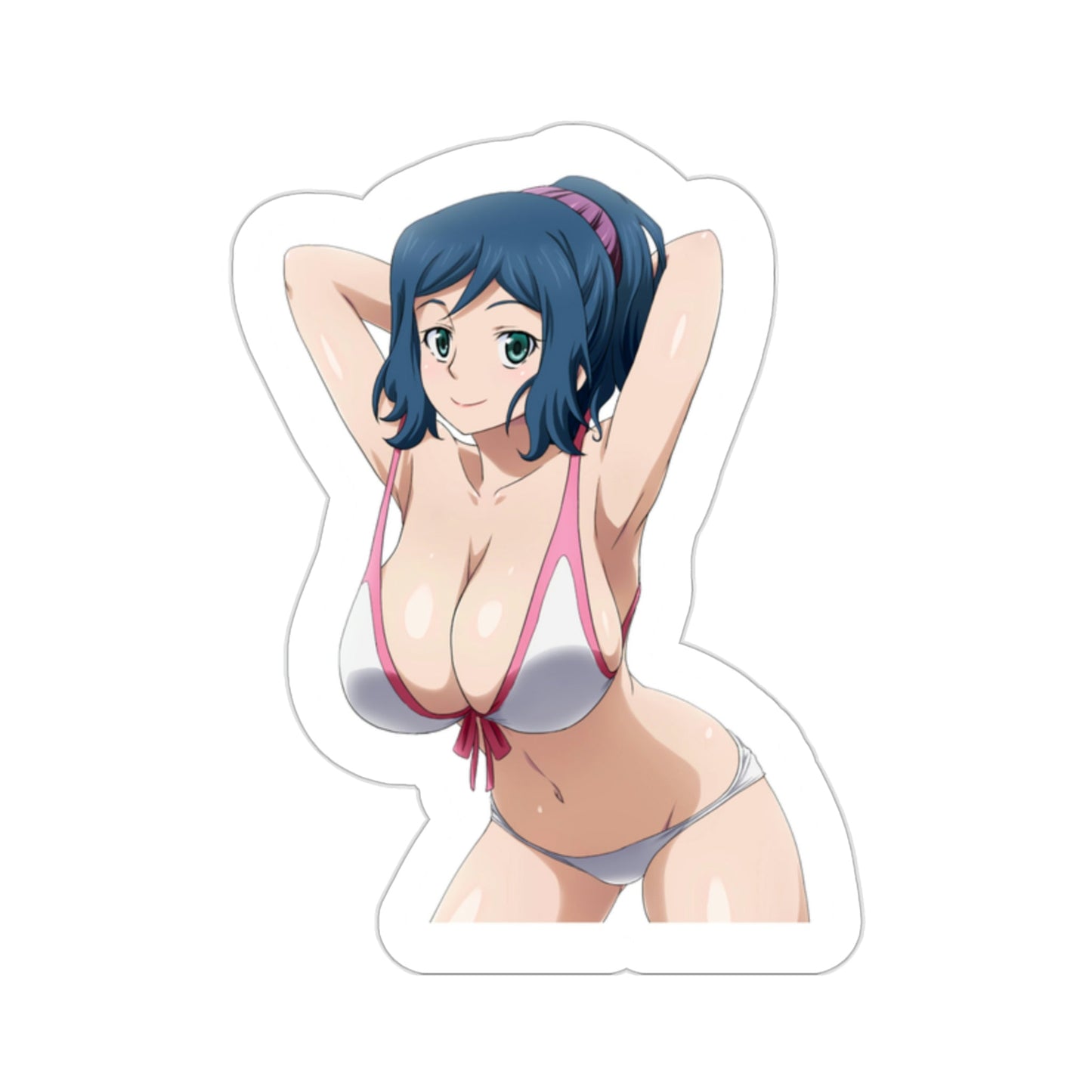 Gundam Build Fighters - Iori Rinko v2 (Anime/Ecchi/Waifu) STICKER Vinyl Die-Cut Decal-2 Inch-The Sticker Space