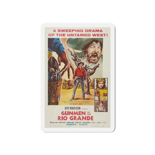 GUNMEN OF THE RIO GRANDE 1964 Movie Poster - Refrigerator Magnet 6 Inch - The Sticker Space