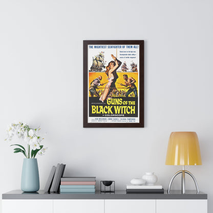 GUNS OF THE BLACK WITCH 1961 - Framed Movie Poster-The Sticker Space