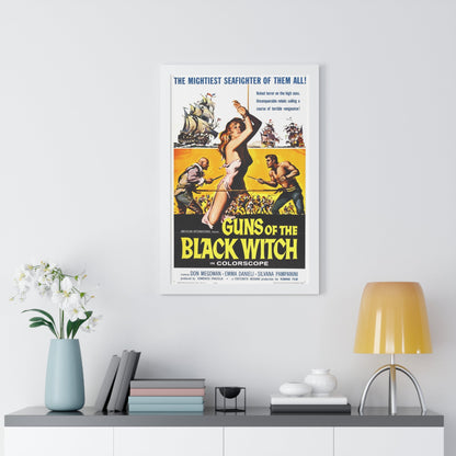 GUNS OF THE BLACK WITCH 1961 - Framed Movie Poster-The Sticker Space