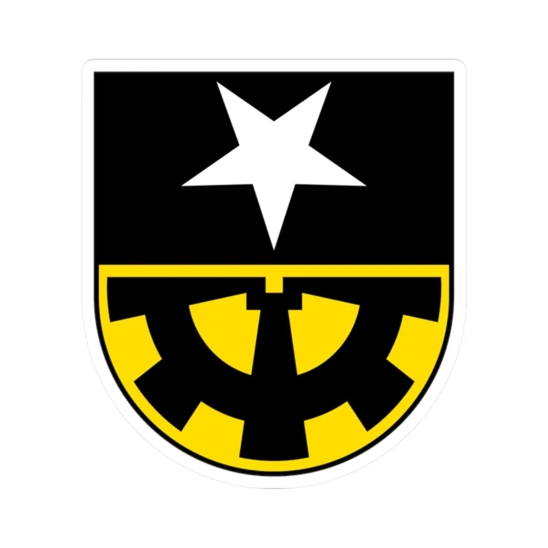 Gurtnellen Wappen (Switzerland) (Coat of Arms) STICKER Vinyl Kiss-Cut Decal 2 Inch White - The Sticker Space