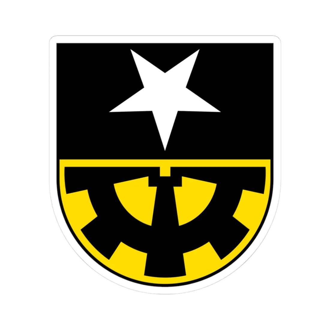 Gurtnellen Wappen (Switzerland) (Coat of Arms) STICKER Vinyl Kiss-Cut Decal 3 Inch White - The Sticker Space