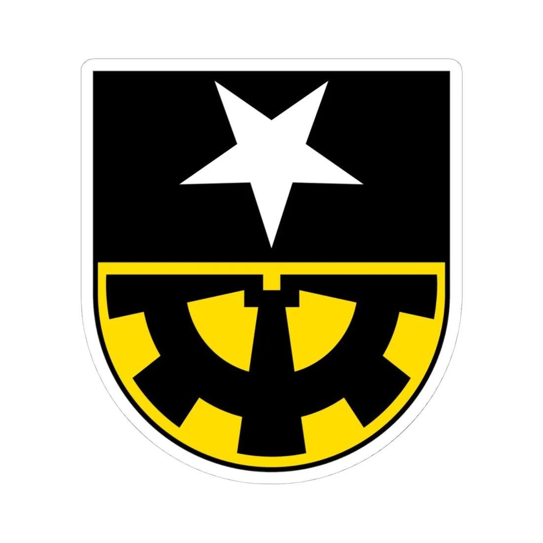 Gurtnellen Wappen (Switzerland) (Coat of Arms) STICKER Vinyl Kiss-Cut Decal 4 Inch White - The Sticker Space